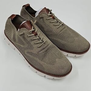 BREEZE Men's Tan Casual Shoes Lightweight Shock Absorbing & Comfortable Size 48